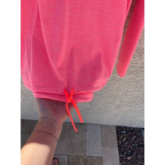 Under Armour Women's Drawstring Hem Hoodie Pullover - Coral Pink - XS - Picture 4 of 5